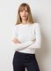 White cotton blend regular fit t-shirt_2