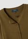 Green viscose-blend crew-neck cardigan, regular fit_5