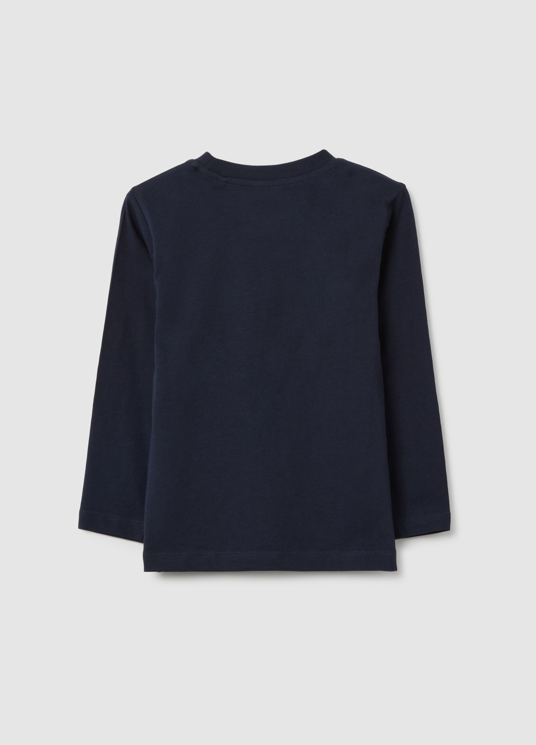 Children's blue pure cotton regular fit jumper