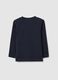 Children's blue pure cotton regular fit jumper_1