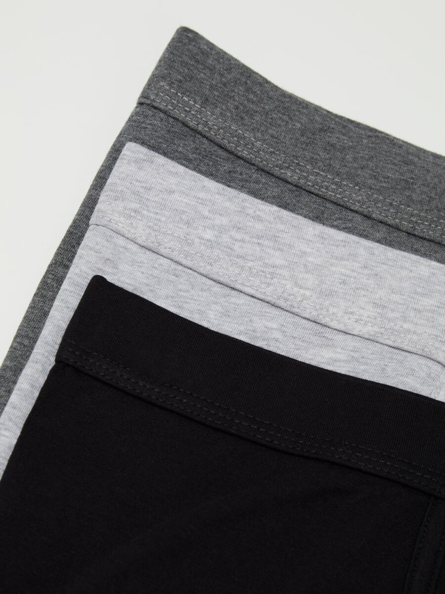 Three-pair pack midi boxer shorts in stretch cotton_5
