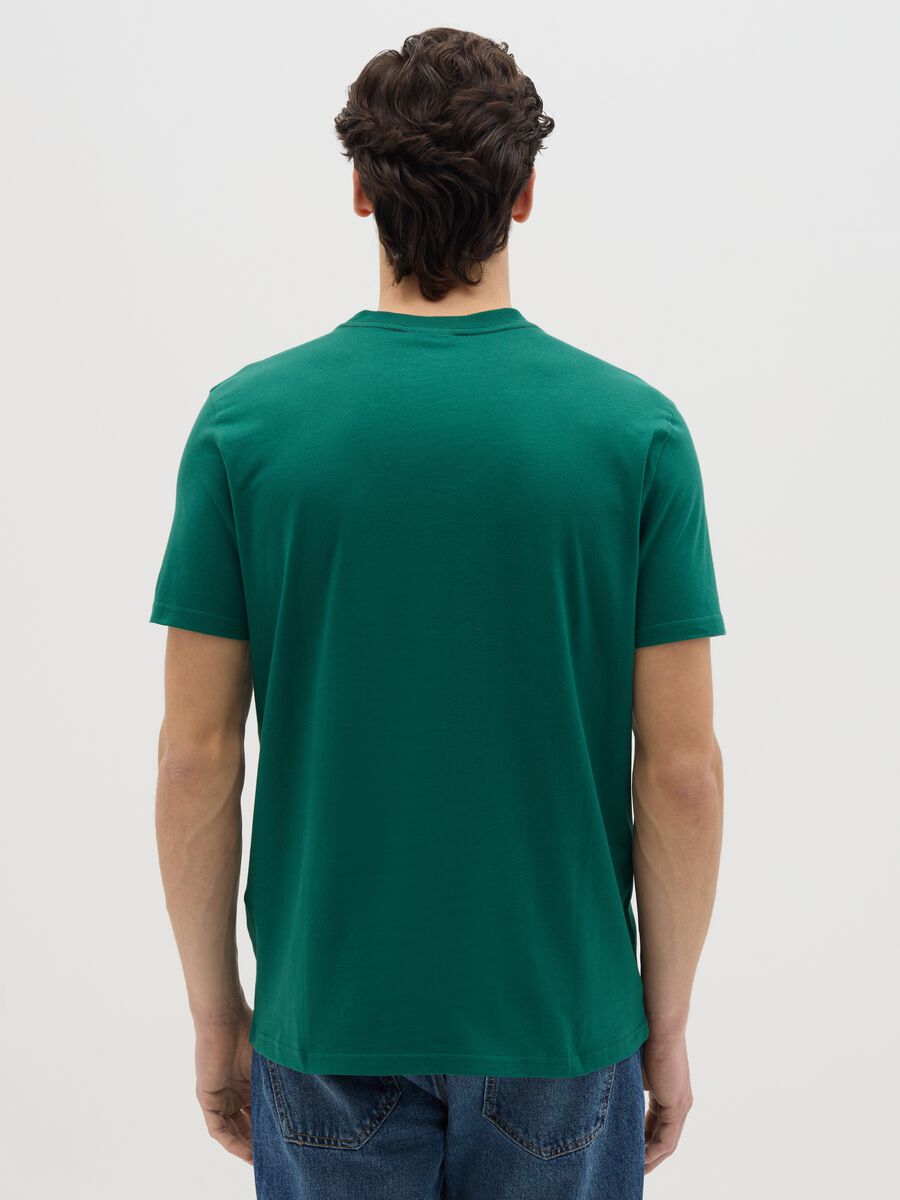 Canada's Trail green short-sleeved T-shirt_3