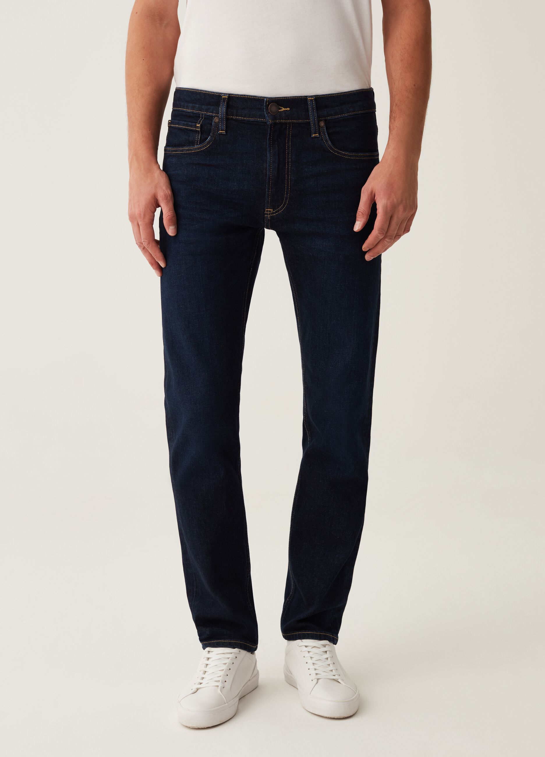 Jeans slim fit cinque tasche_1