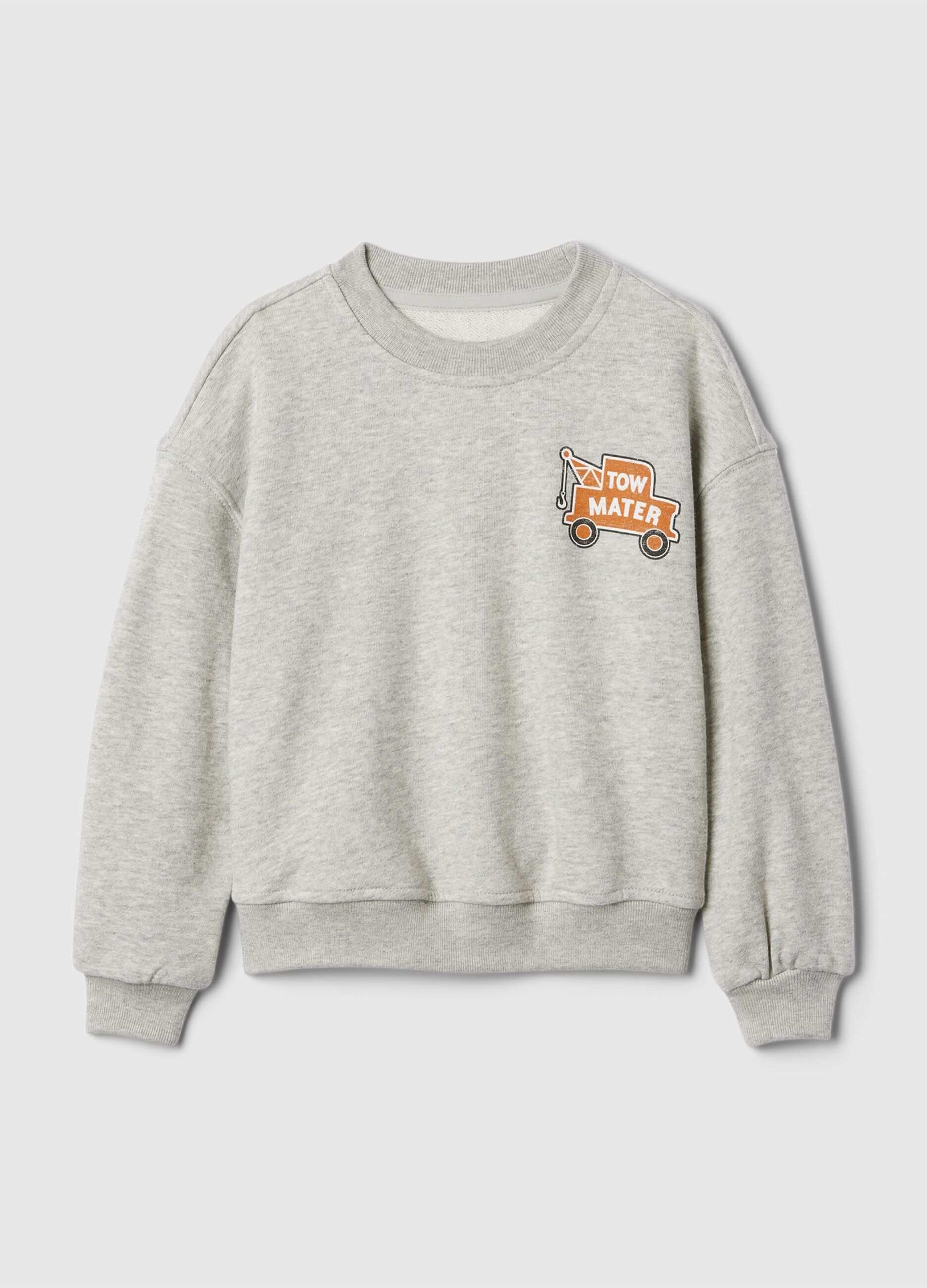French terry sweatshirt with Cars print