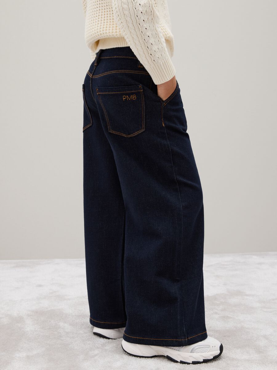 Blue Denim Regular Fit Kids' Jeans_2