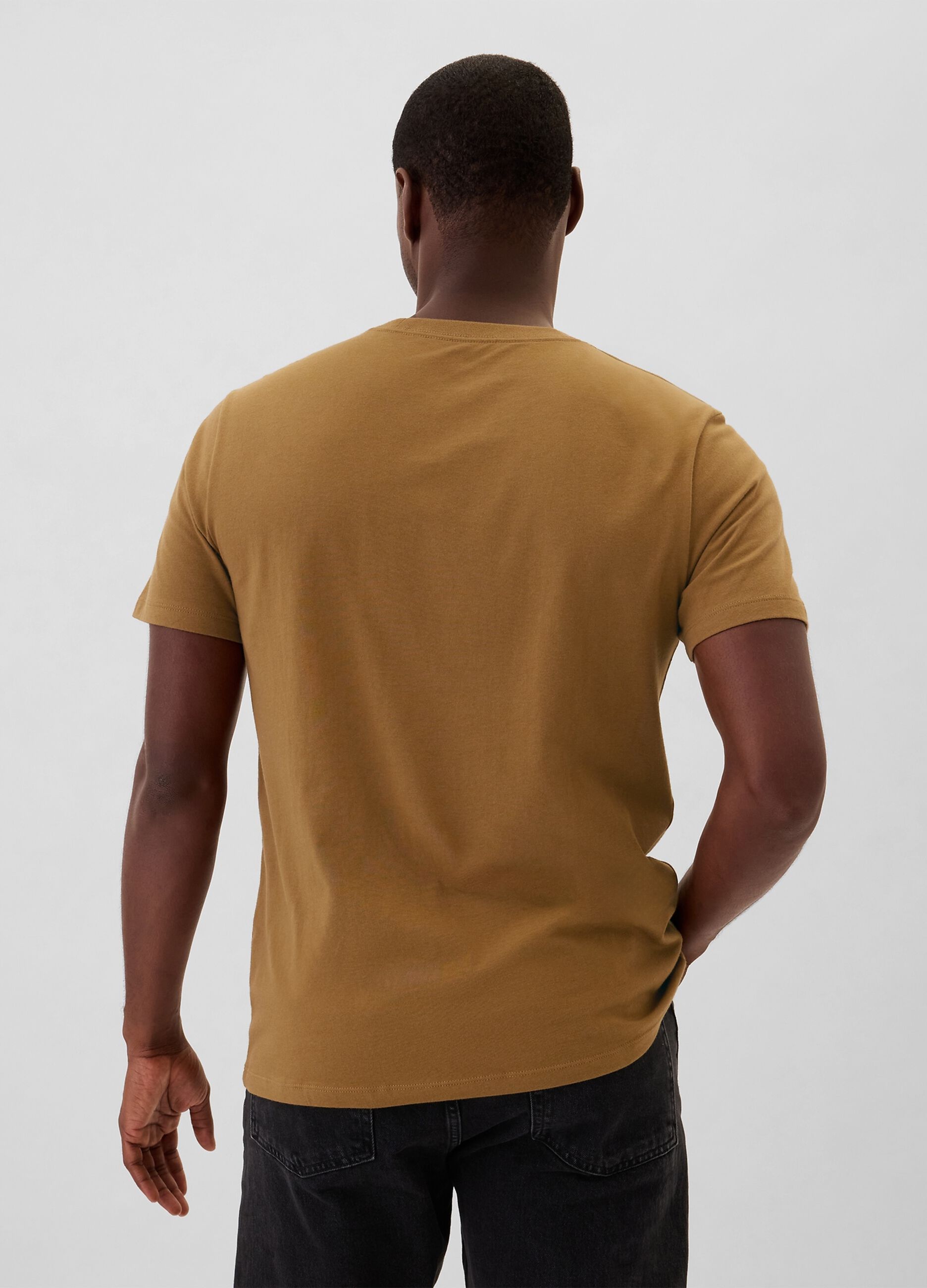 Cotton T-shirt with logo print