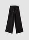 Girls&rsquo; black culotte trousers in pure organic cotton_4