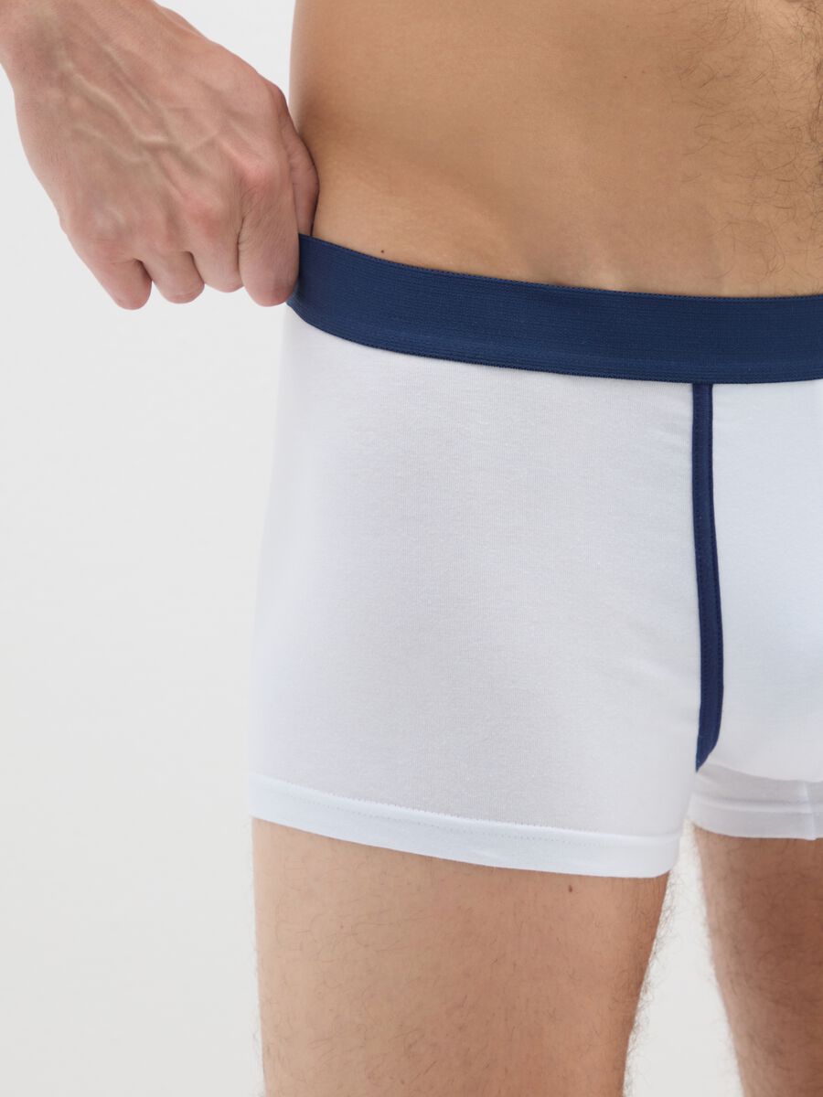 Tripack boxer in cotone elasticizzato multicolor regular fit_3