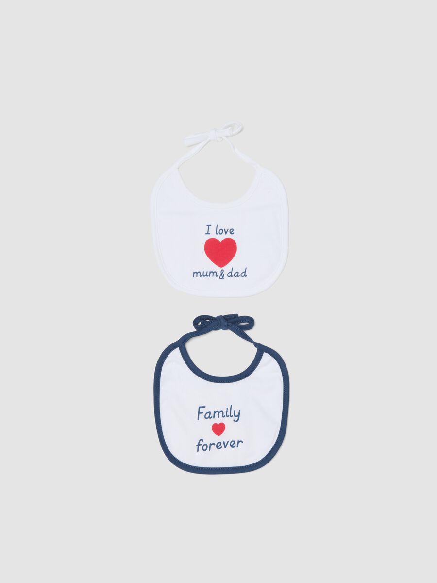 Unisex multicolour pure cotton bibs &ndash; 2-pack_0