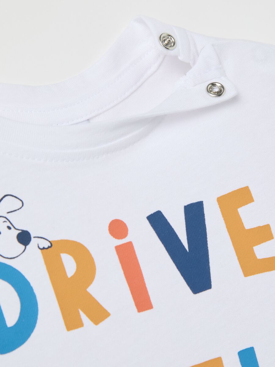 Cotton T-shirt with print_3