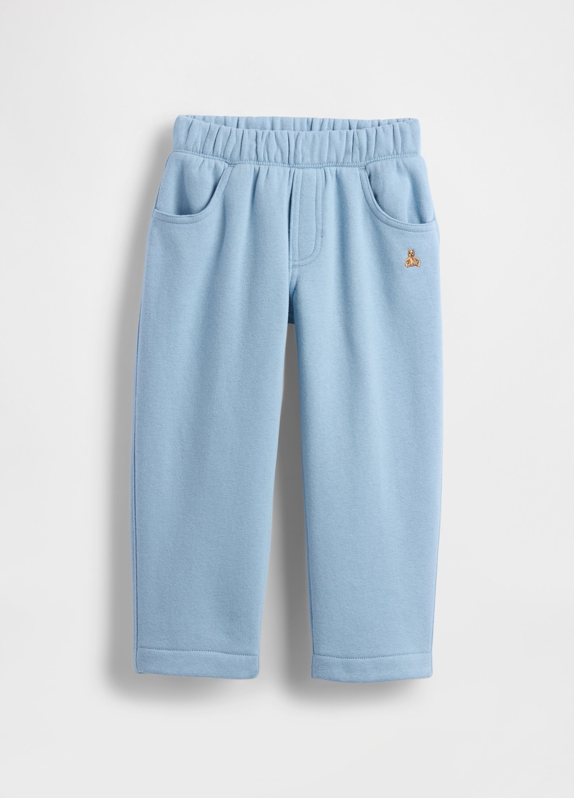 Children's cotton blue trousers