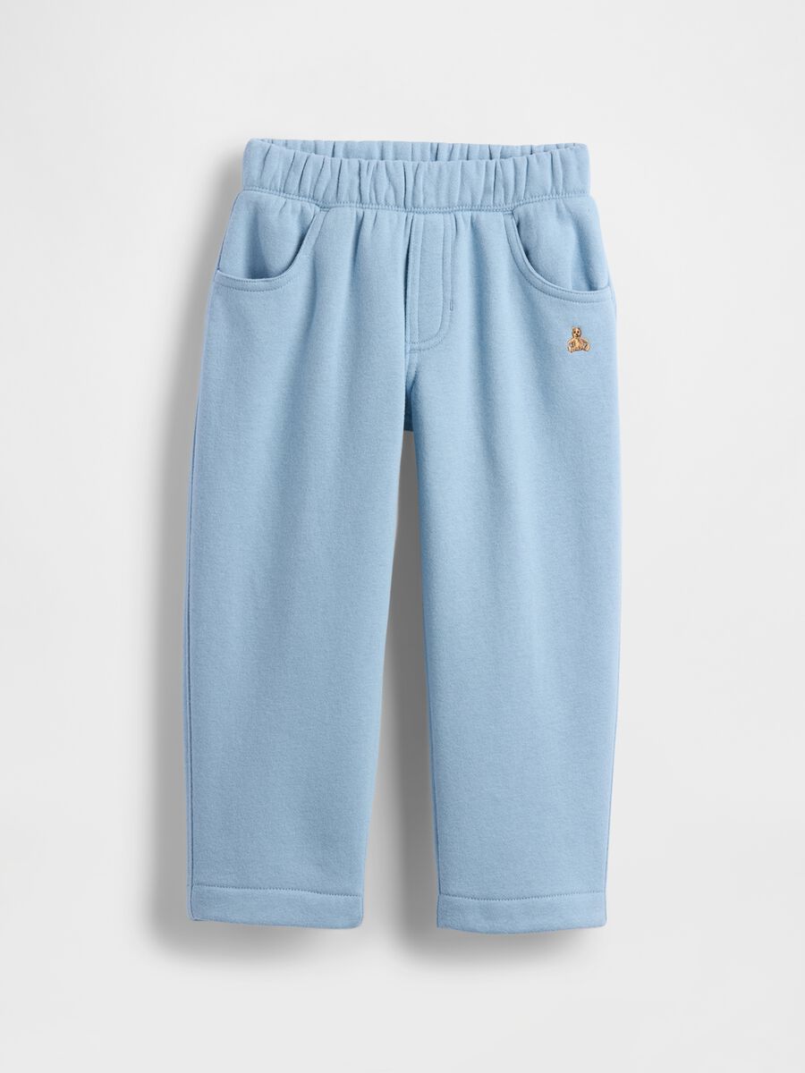 Children's cotton blue trousers_0