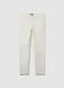White Stretch Cotton Skinny Trousers_4
