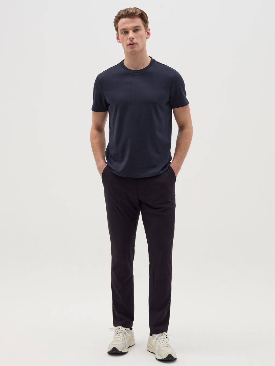 T-shirt with technical fabric_1
