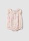 Multicolour pure cotton baby girls&rsquo; romper with floral print_0