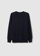 Boys' Pure Cotton Black Regular Fit Sweater_4