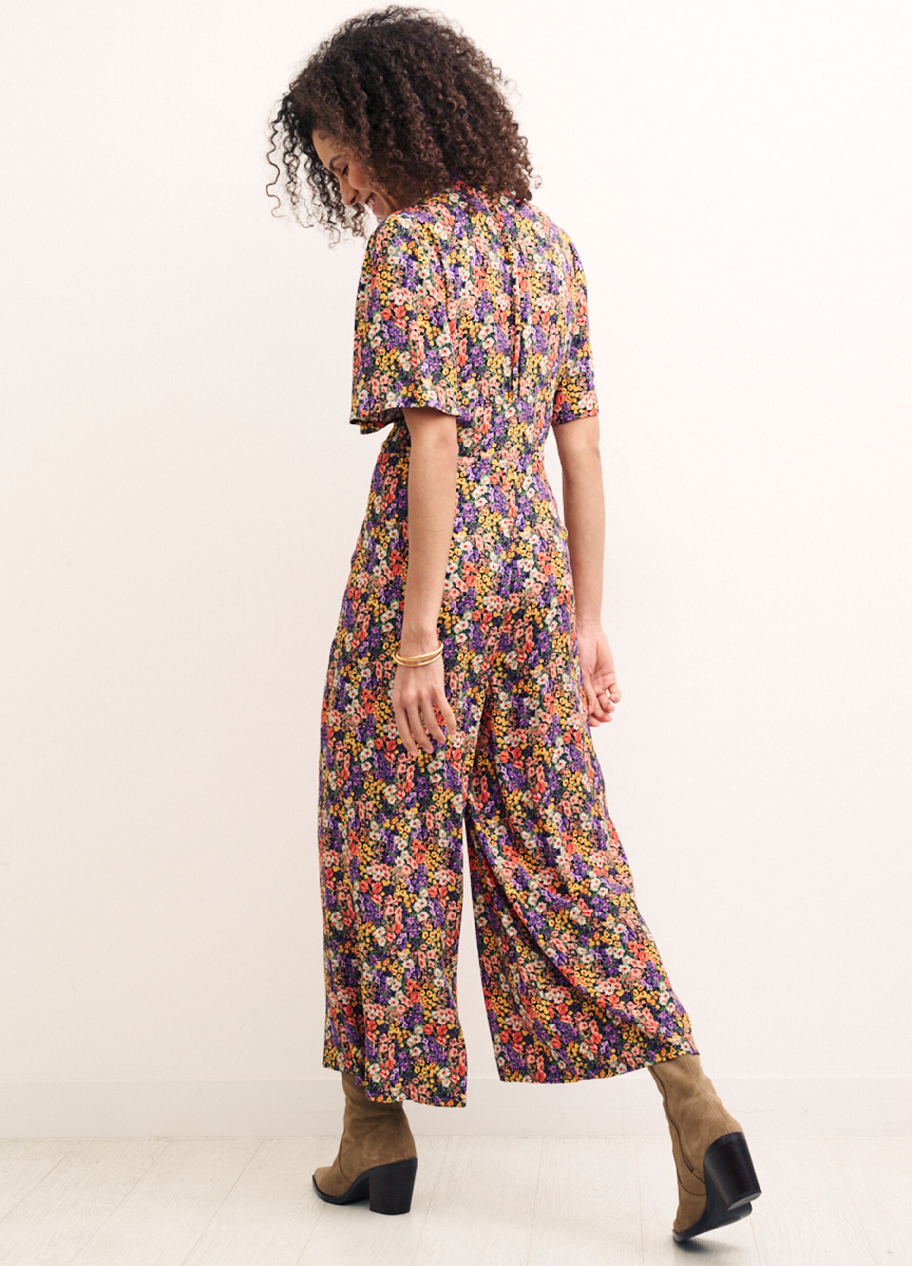 Tuta jumpsuit a fiorellini Nobody's Child_3