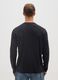 Black pure cotton sweater regular fit_2