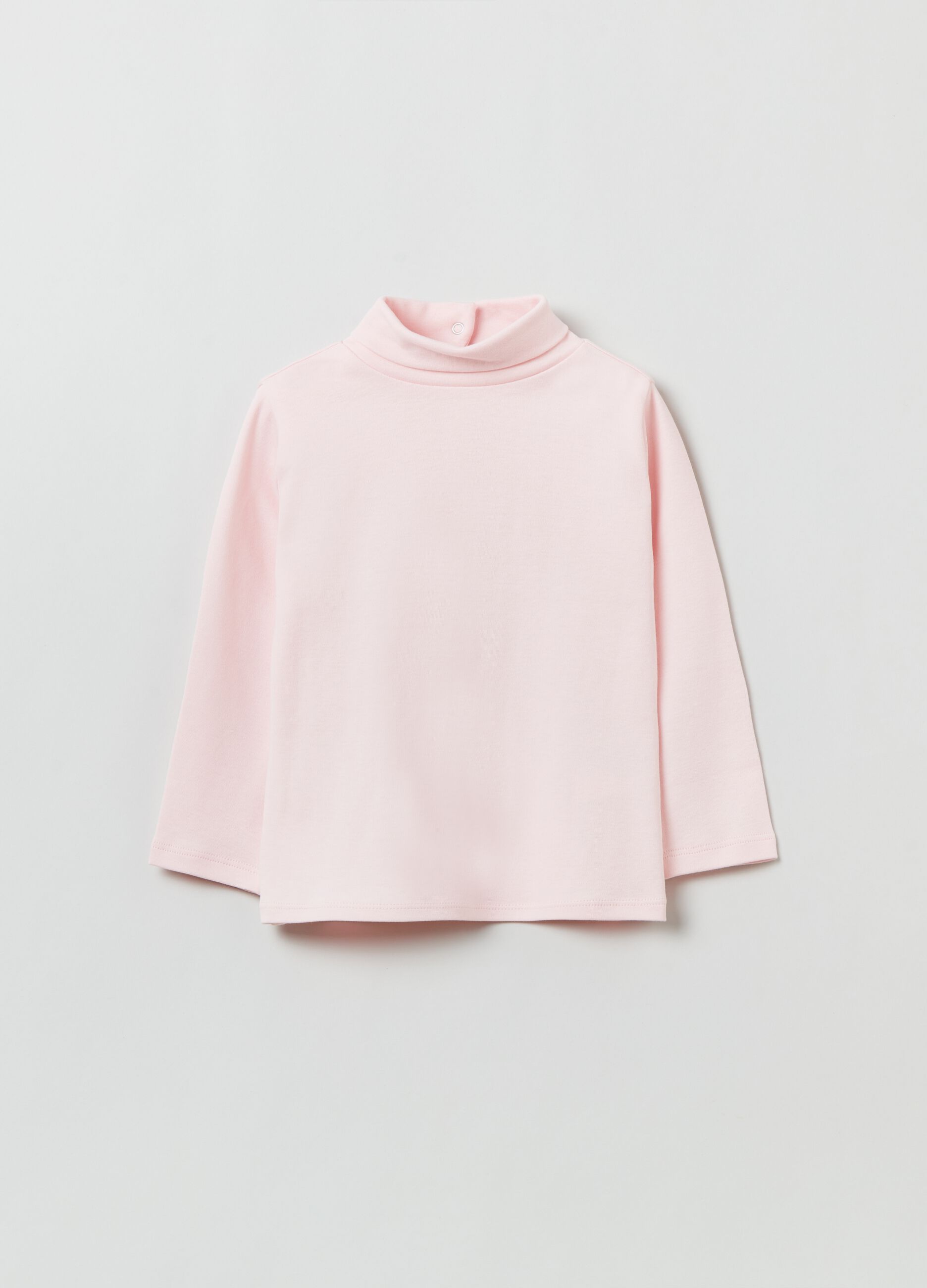 T-shirt maniche lunghe a collo alto_0