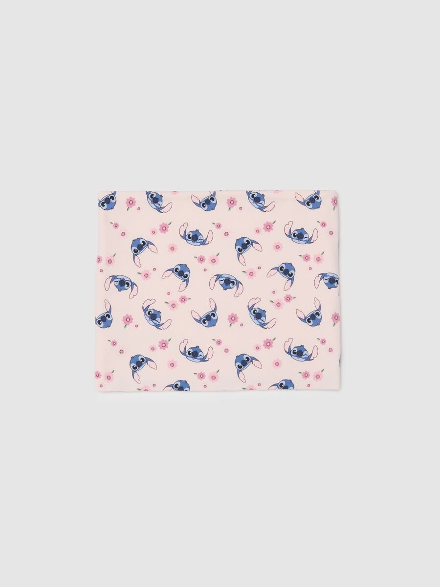 Girls' multicolour stretch cotton scarf with print_0
