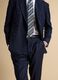 Blue pinstripe double-breasted stretch viscose suit_3