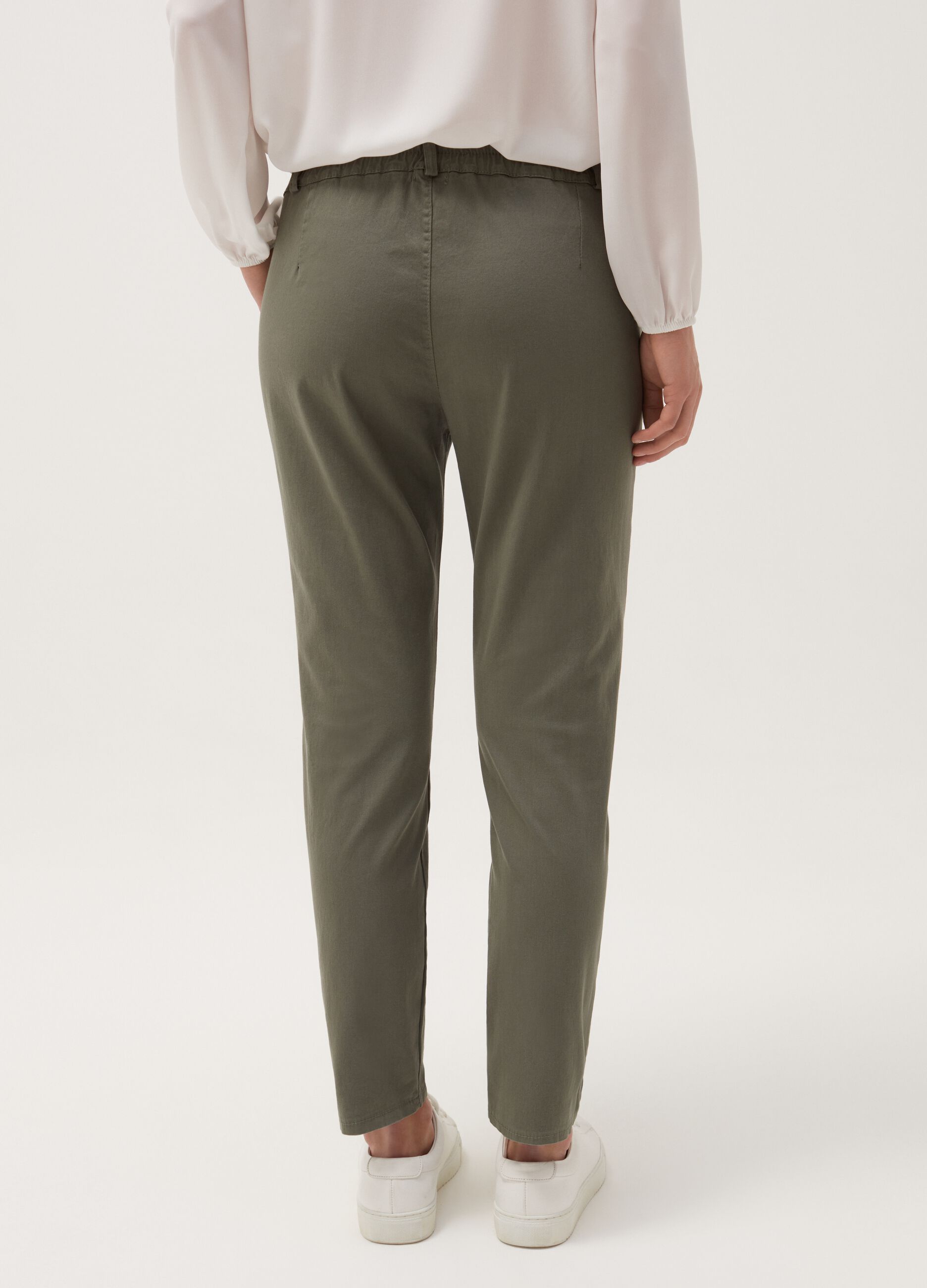 Pantaloni skinny in cotone stretch Hybrid