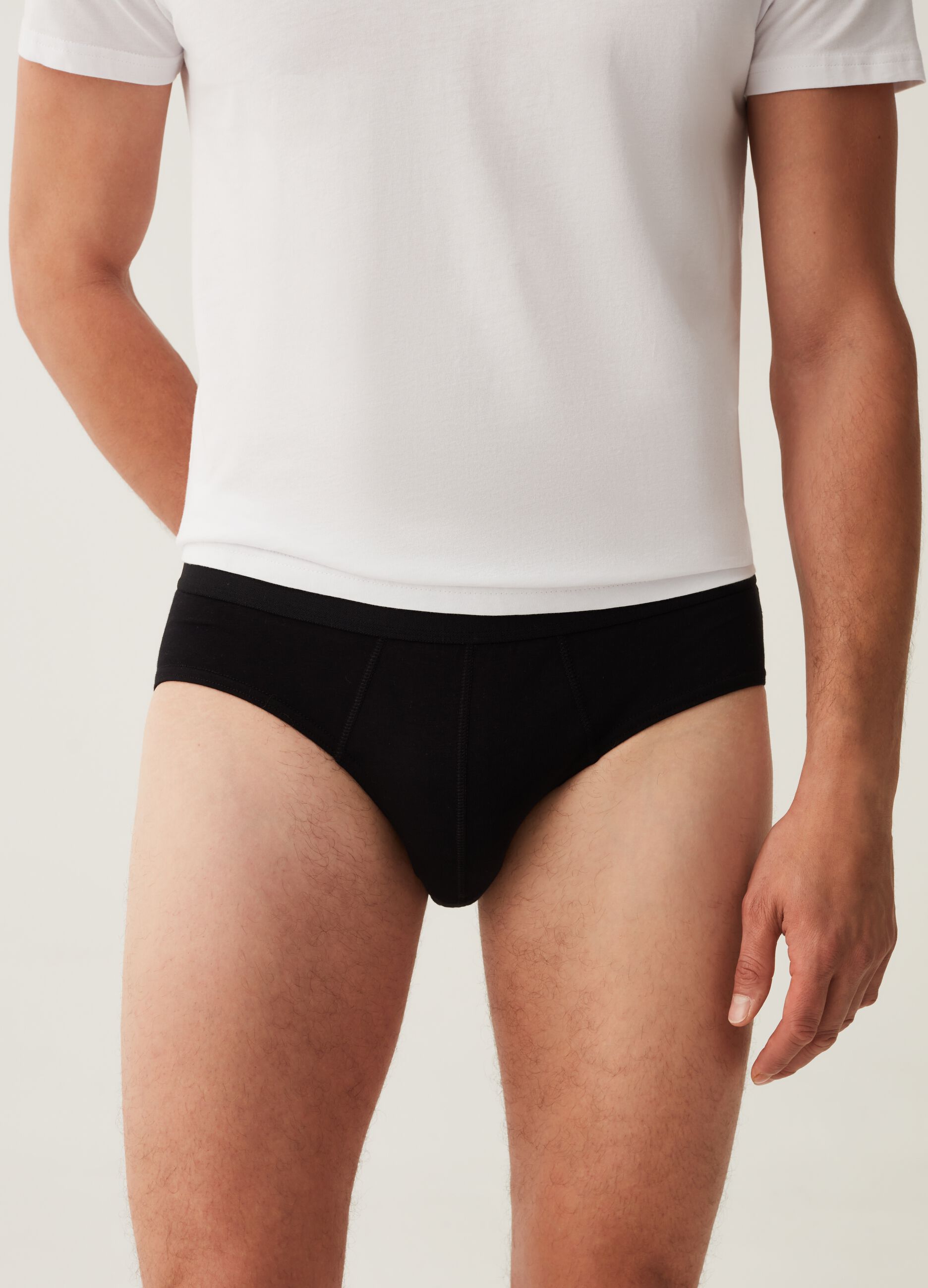 Tripack slip in cotone bio stretch