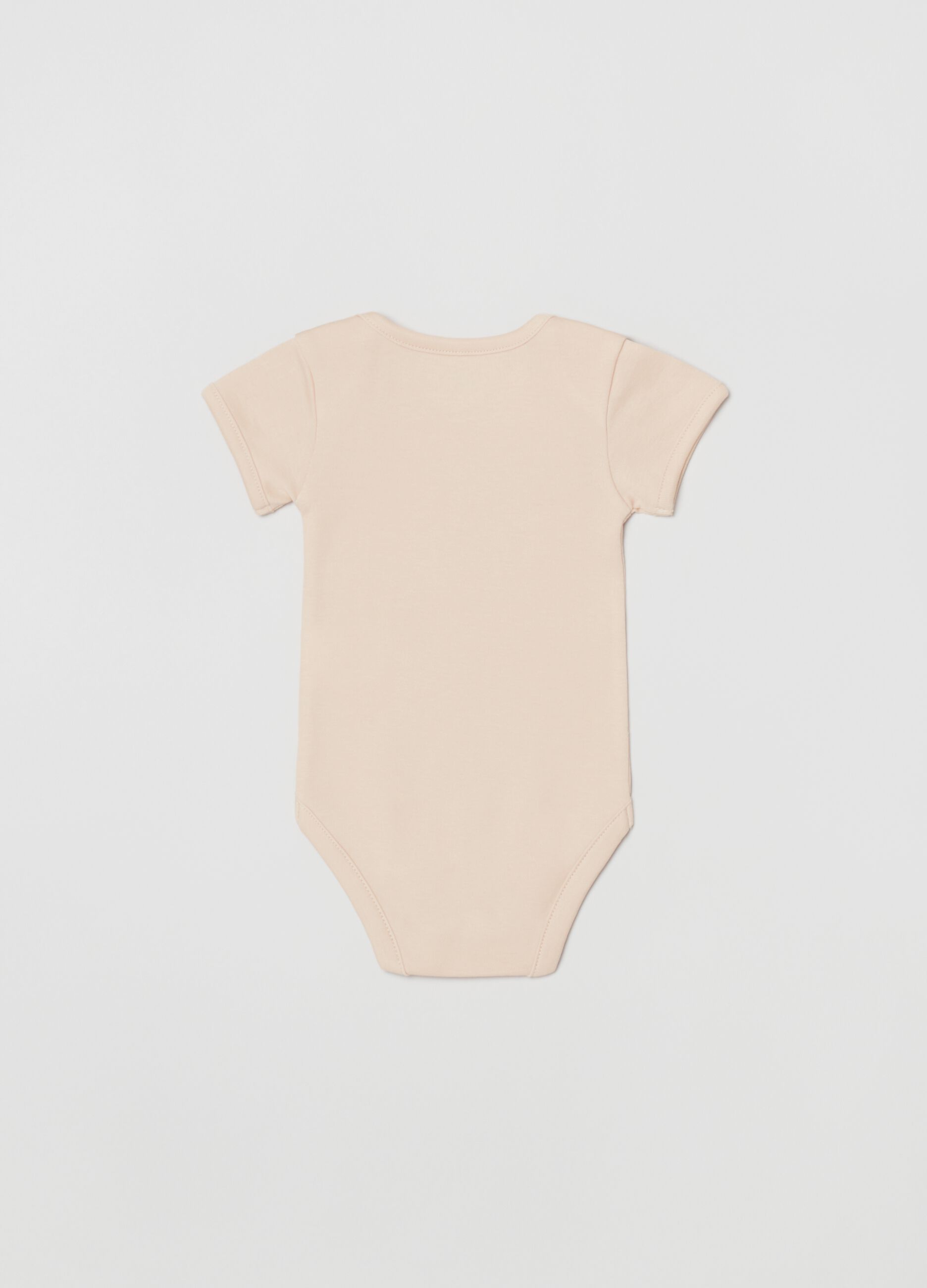Tripack body girocollo con stampa