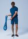 ALTAVIA SAILING blue polo shirt with classic breathable collar_0