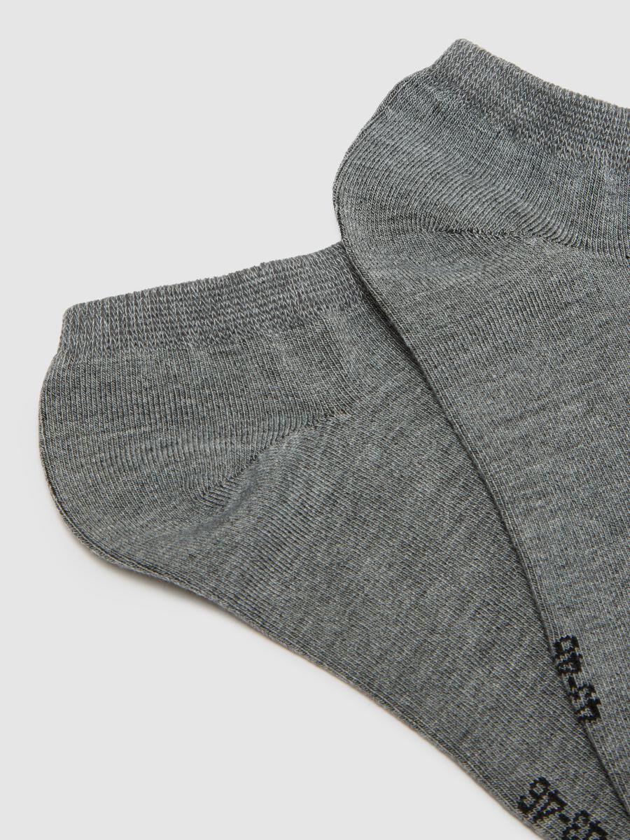 Tripack grey bamboo blend sports socks_1