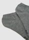 Tripack grey bamboo blend sports socks_1