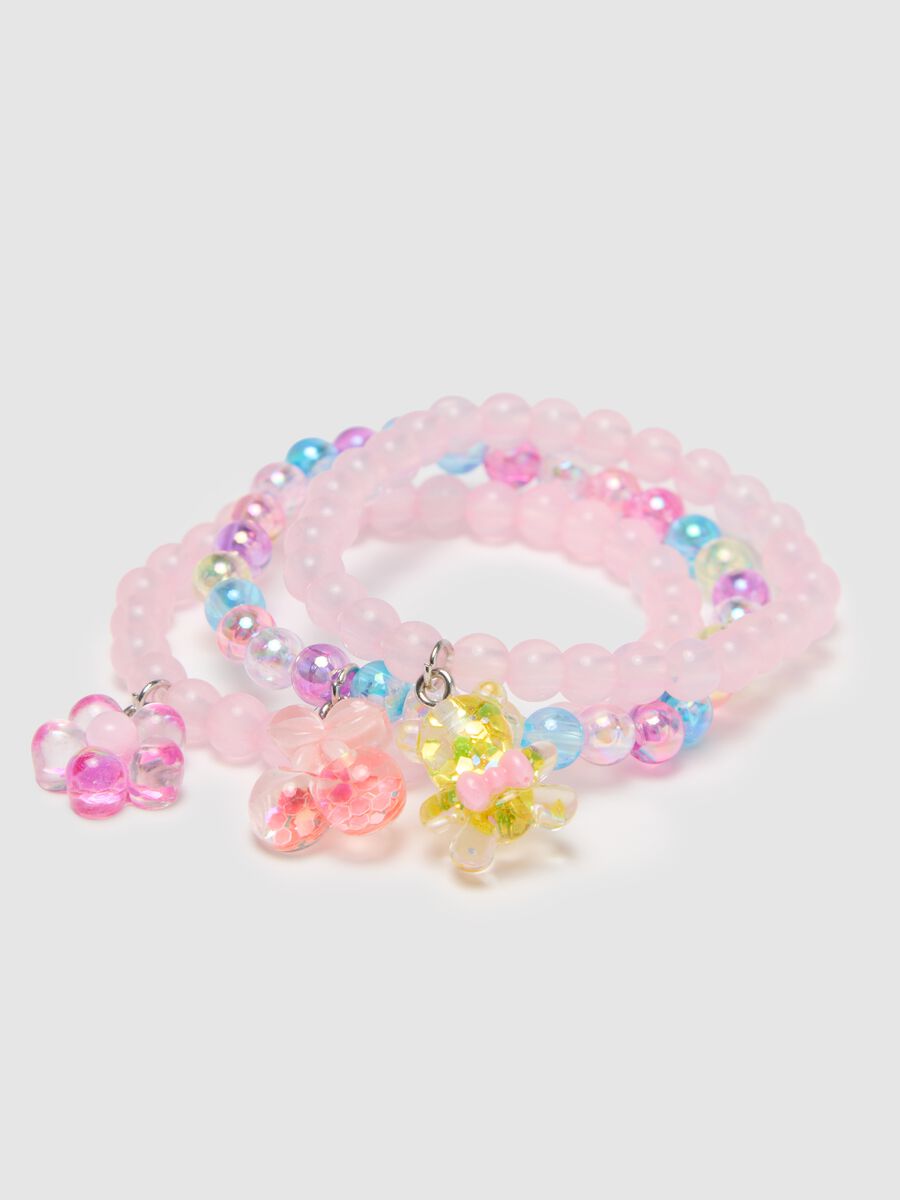 Set of Multicolour PVC Bracelets for Girls_1