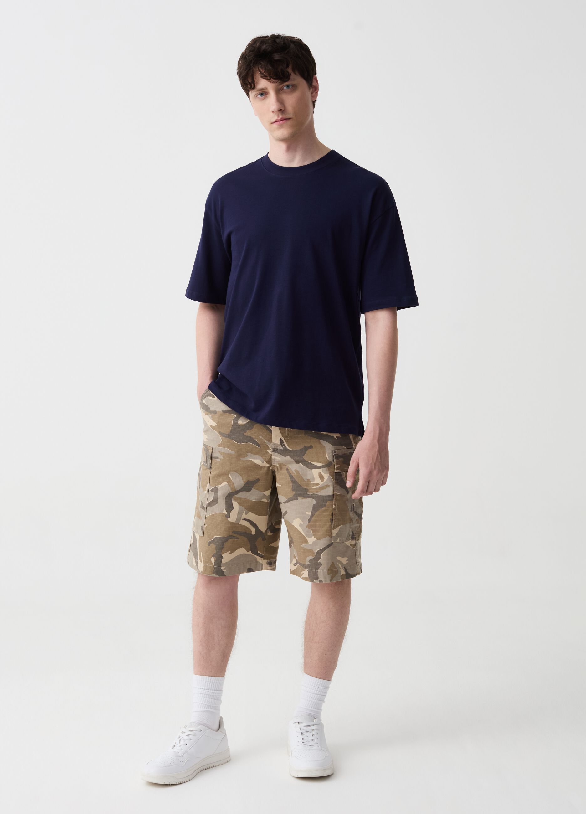 Ovs Bermuda cargo camouflage