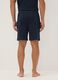 Blue organic cotton pyjama shorts_2