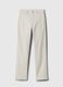 Straight-fit trousers in stretch cotton_3
