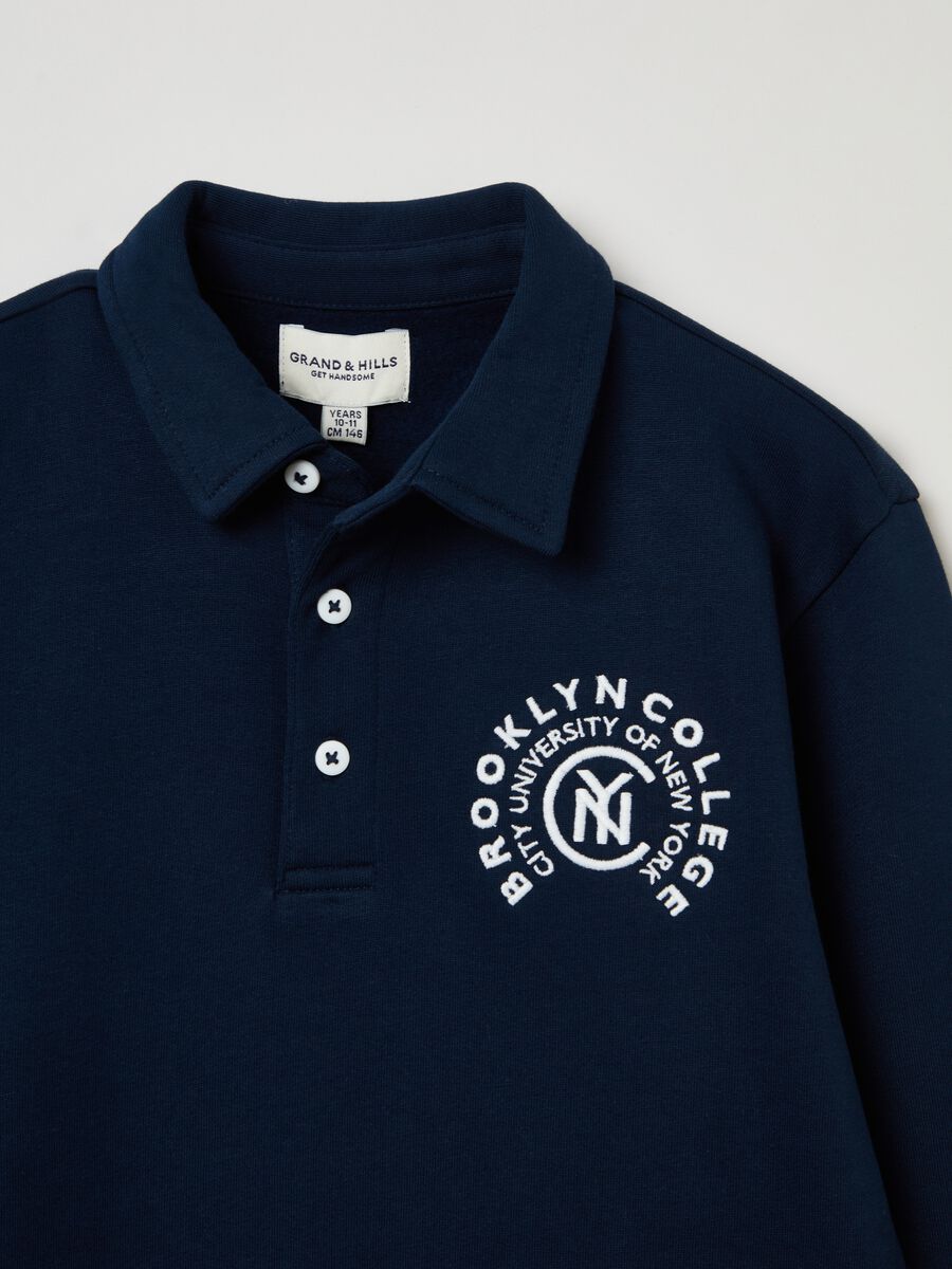 Polo a maniche lunghe con ricamo_2