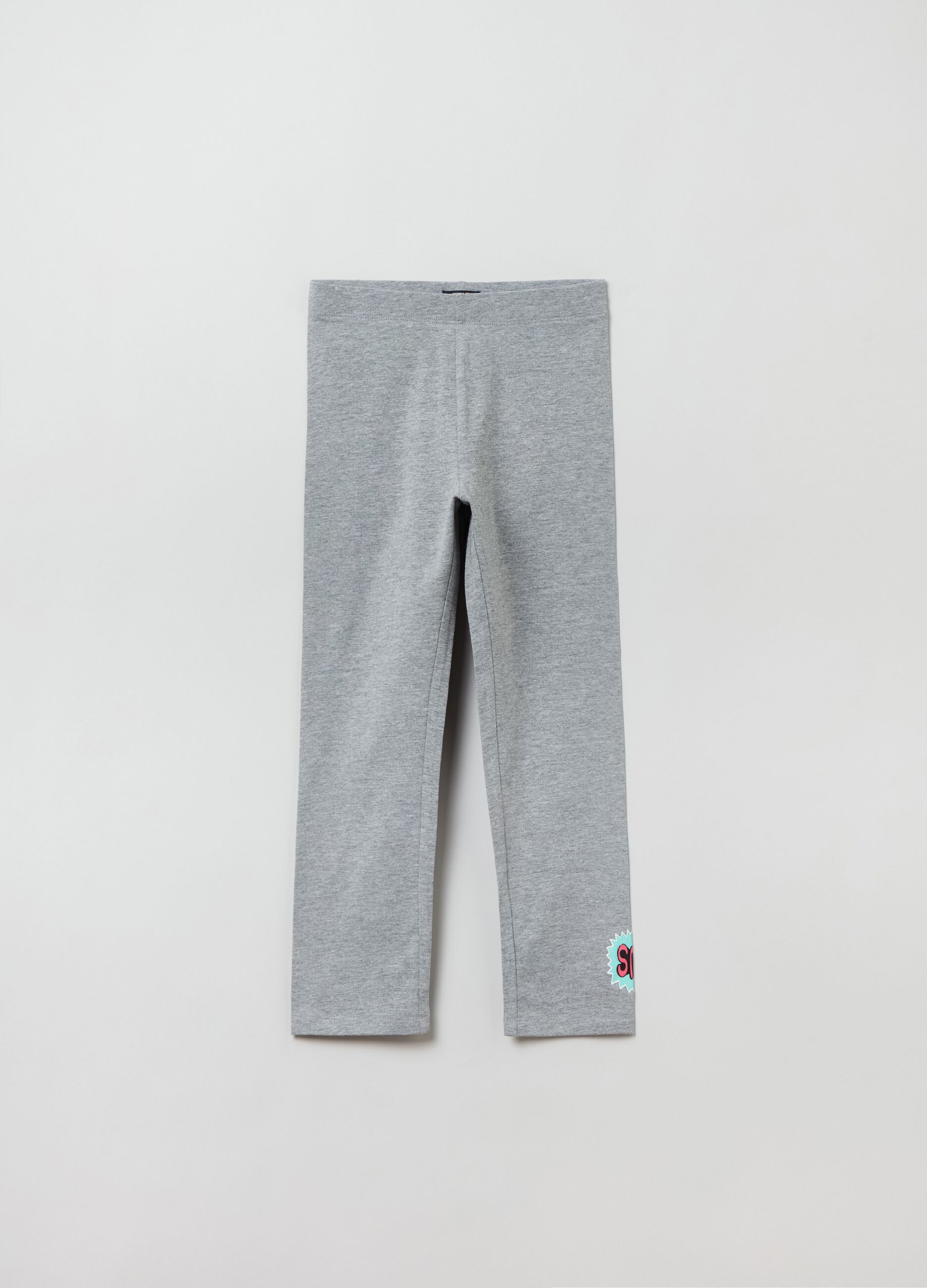 Leggings a tre quarti con stampa_0