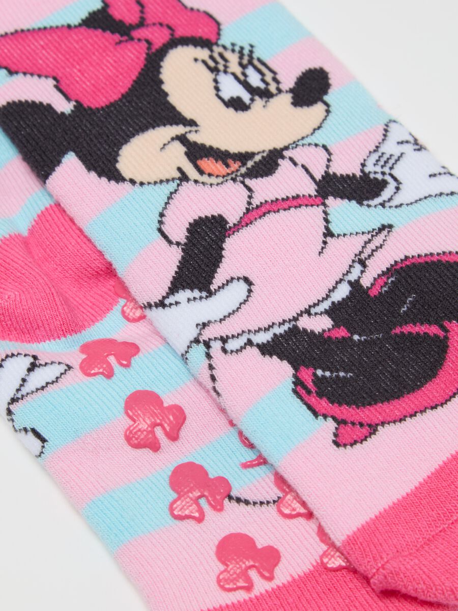 Slipper socks with Minnie Mouse design_2
