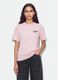 Pink relaxed-fit pure cotton T-shirt with print_1