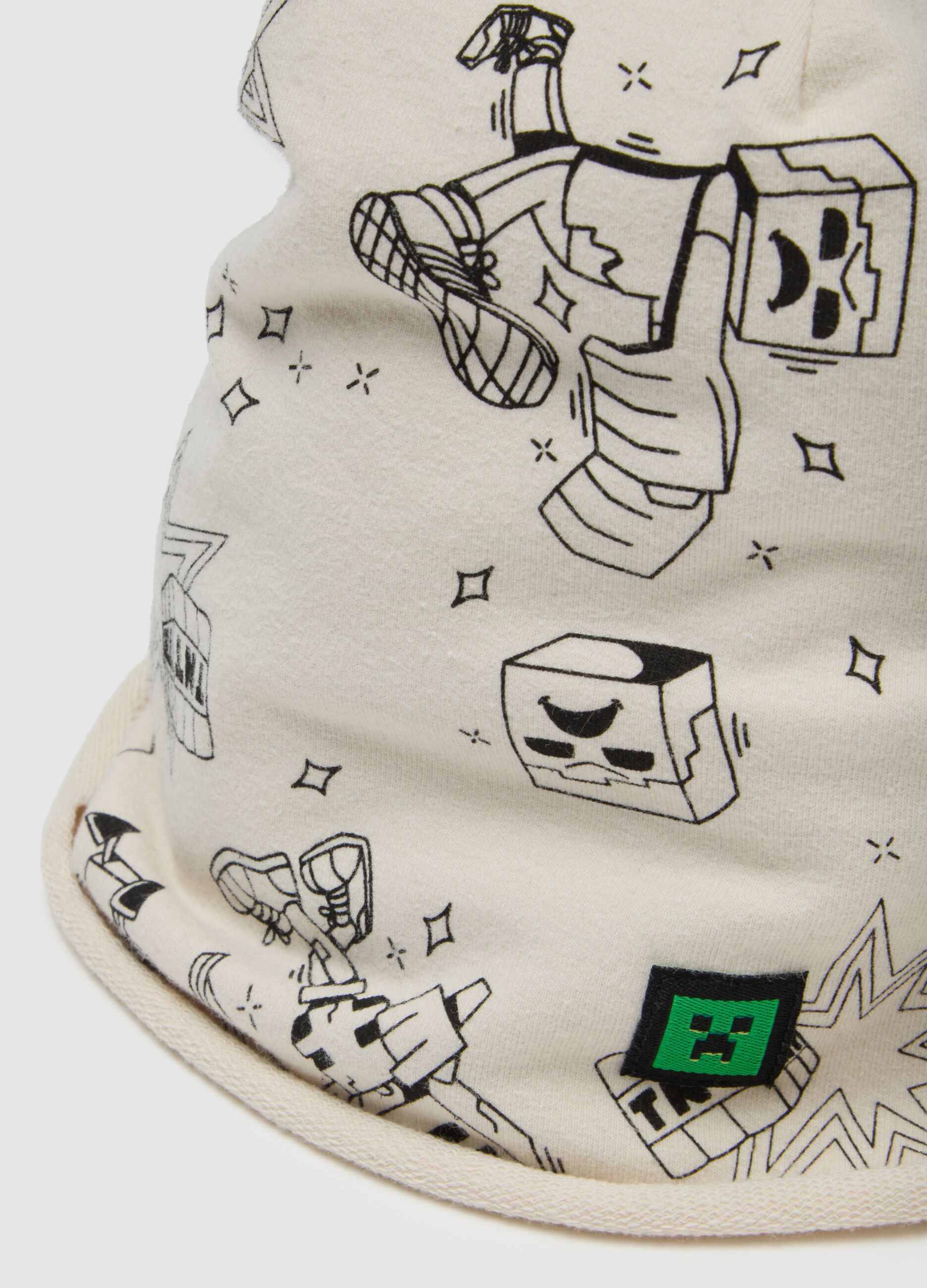 Boys' Stretch Beige Cotton Hat