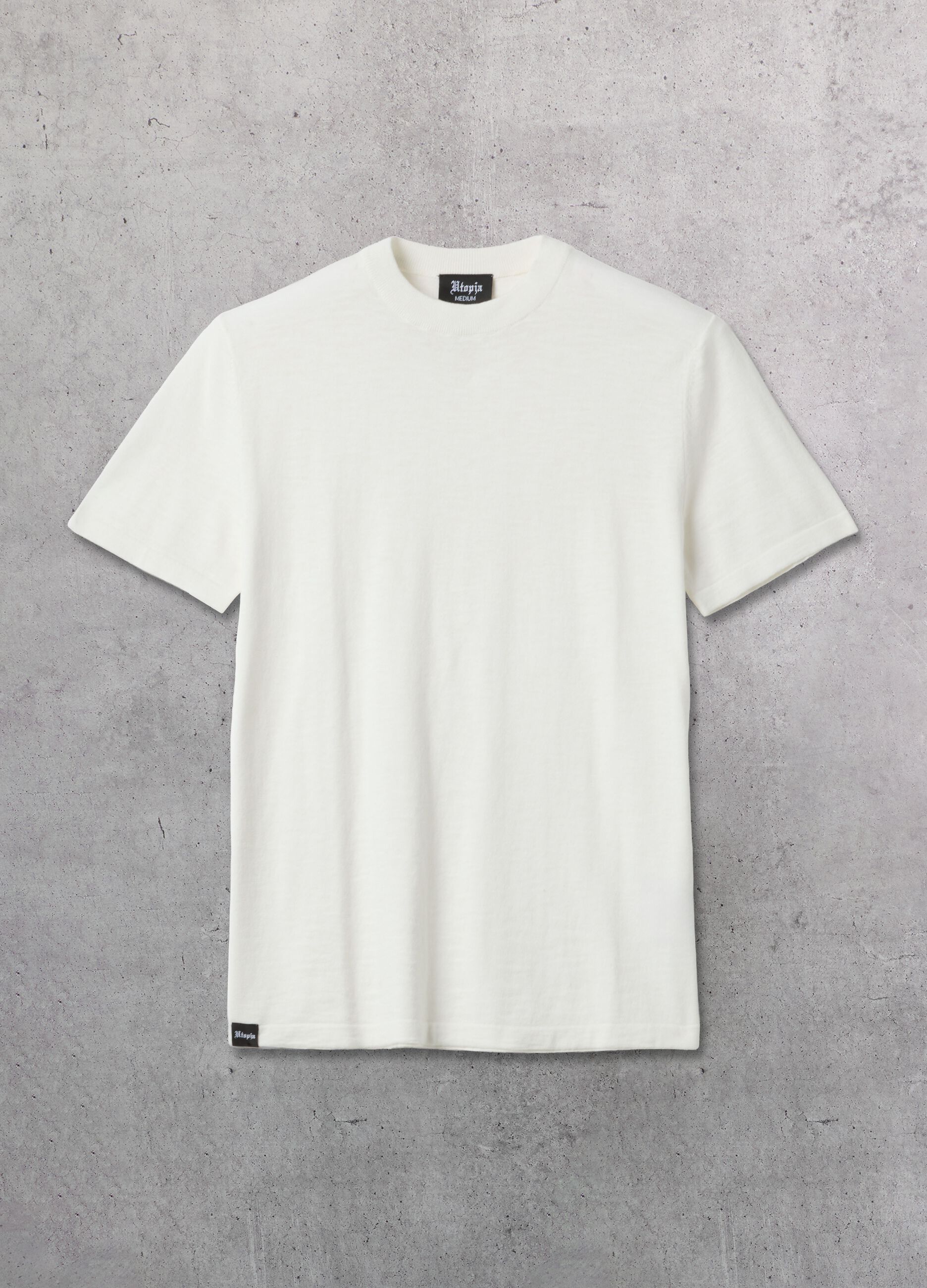 White Knit T-Shirt