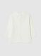 White pure cotton newborn sweater regular fit_1