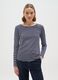 Multicoloured striped pure cotton jumper_1