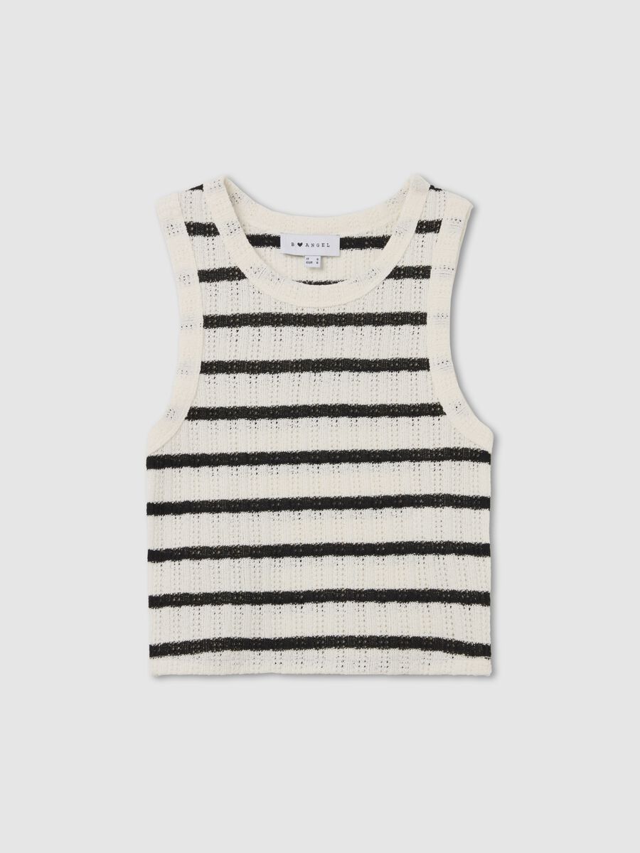 Striped crochet tank top_4