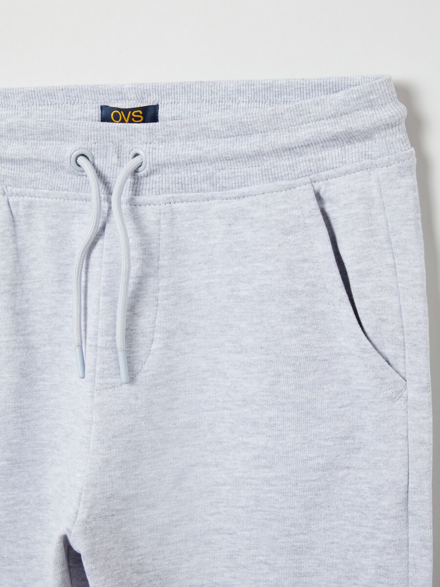 Joggers in felpa con coulisse_2