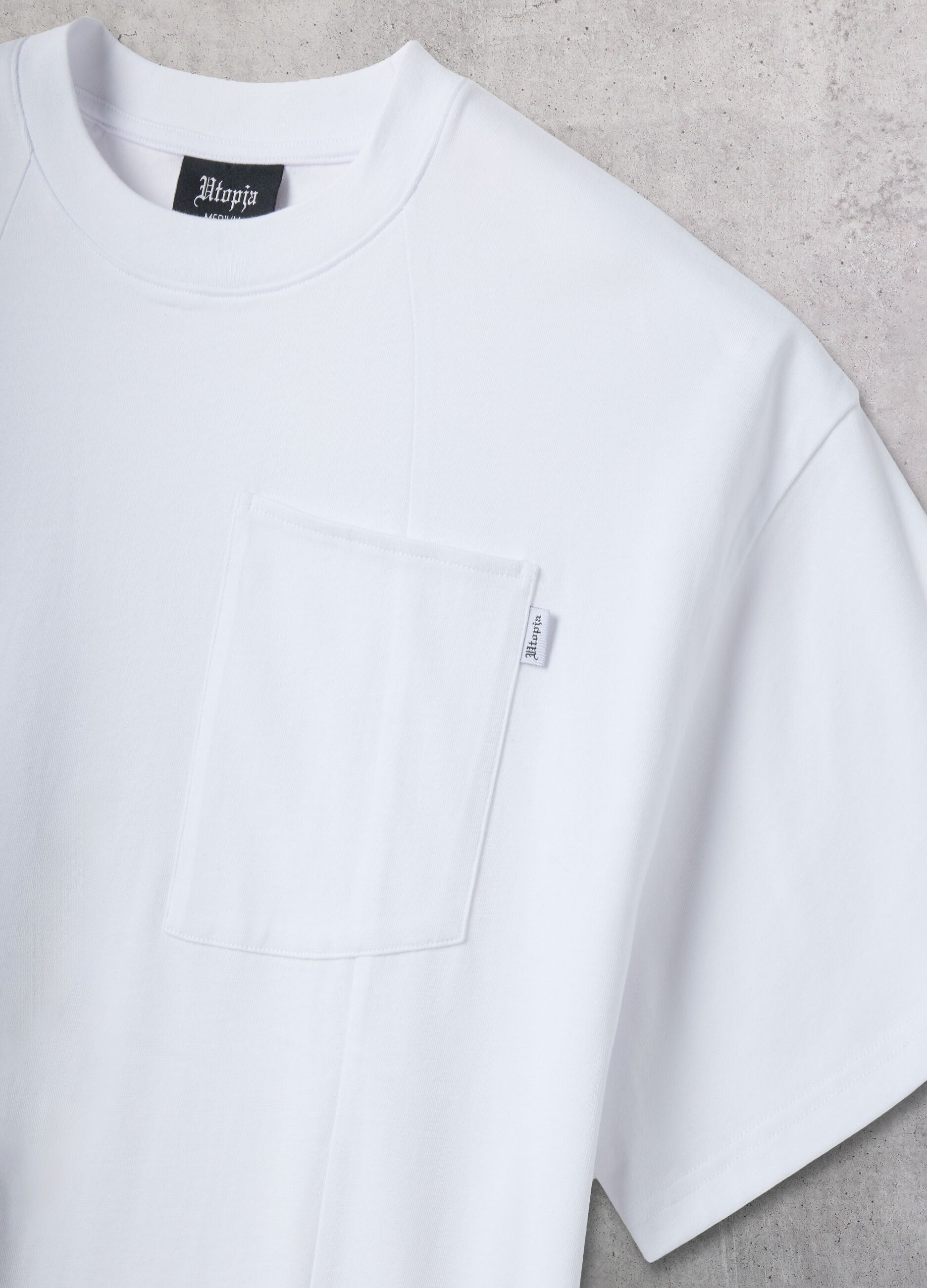 White Graphic Pocket T-shirt