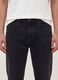 Black regular tapered jeans in a cotton, lyocell and viscose blend_2