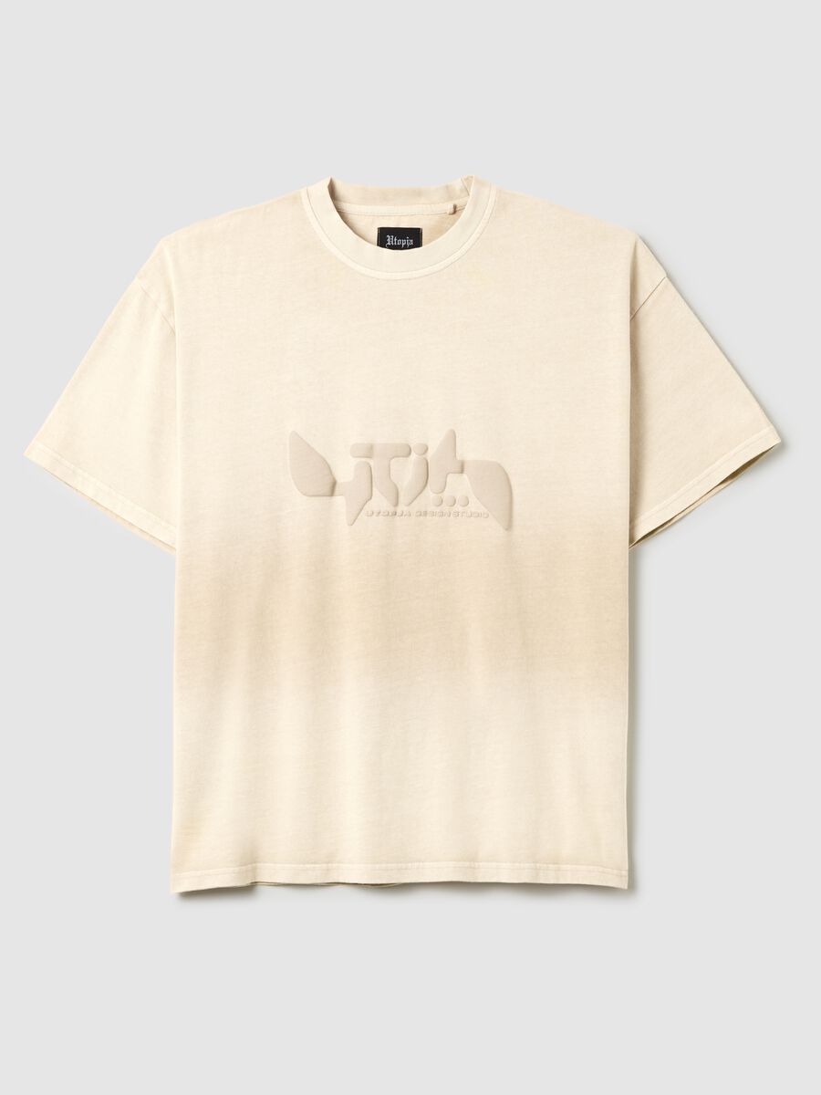 Sunfaded Graphic T-shirt Sand_5