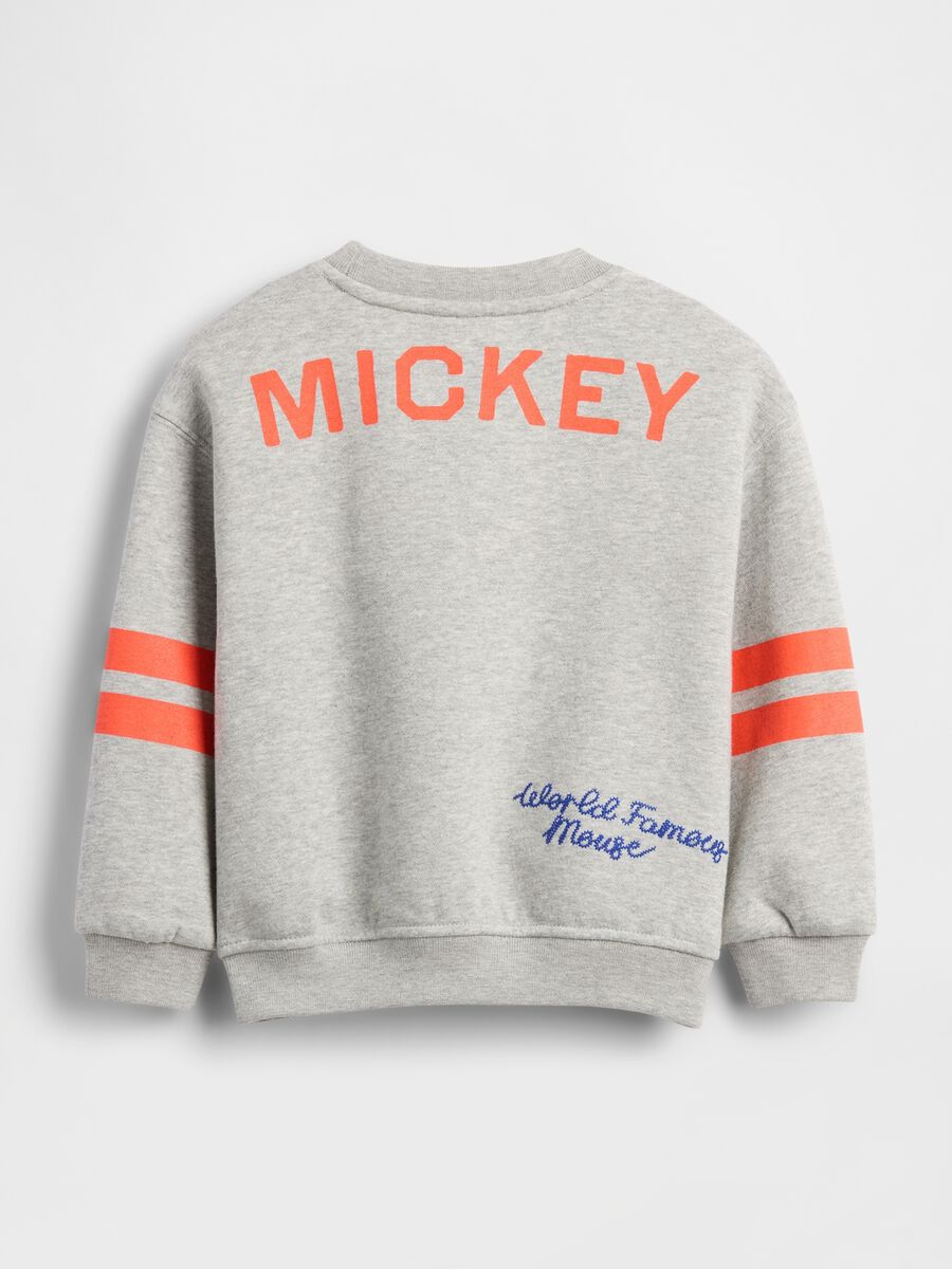 Grey sweatshirt with Mickey print_1