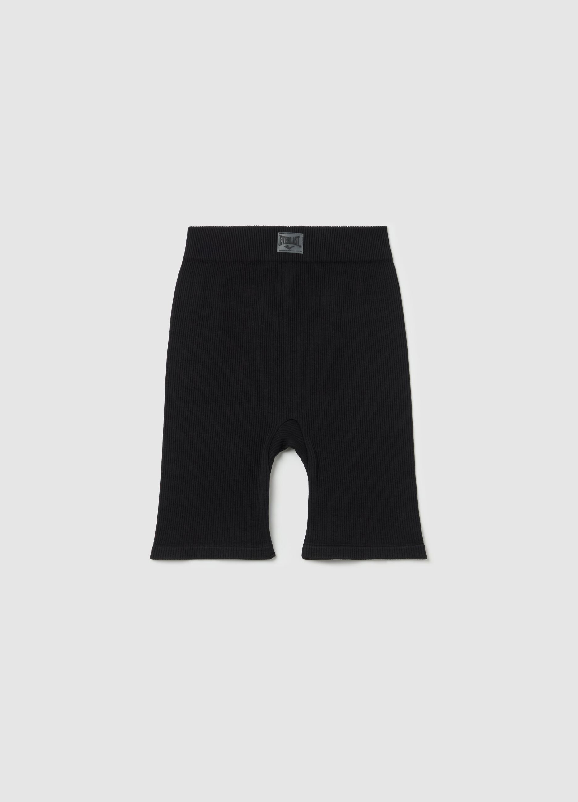 Ribbed cycle leggings